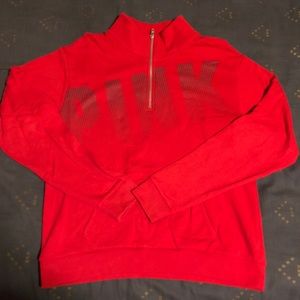 VS PINK Quarter Zip Sweatshirt